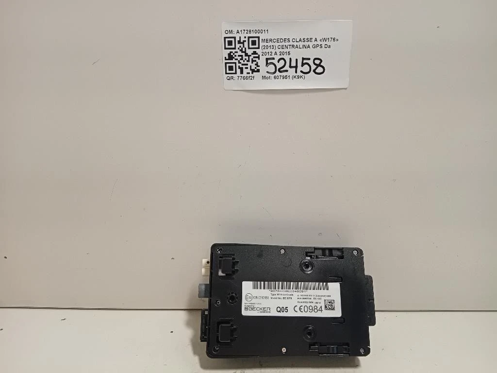 Centralina GPS A1728100011 Mercedes Classe A W176 2013