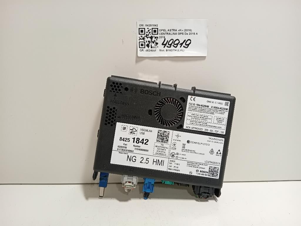 Centralina GPS 84251842 Opel Astra K 2016
