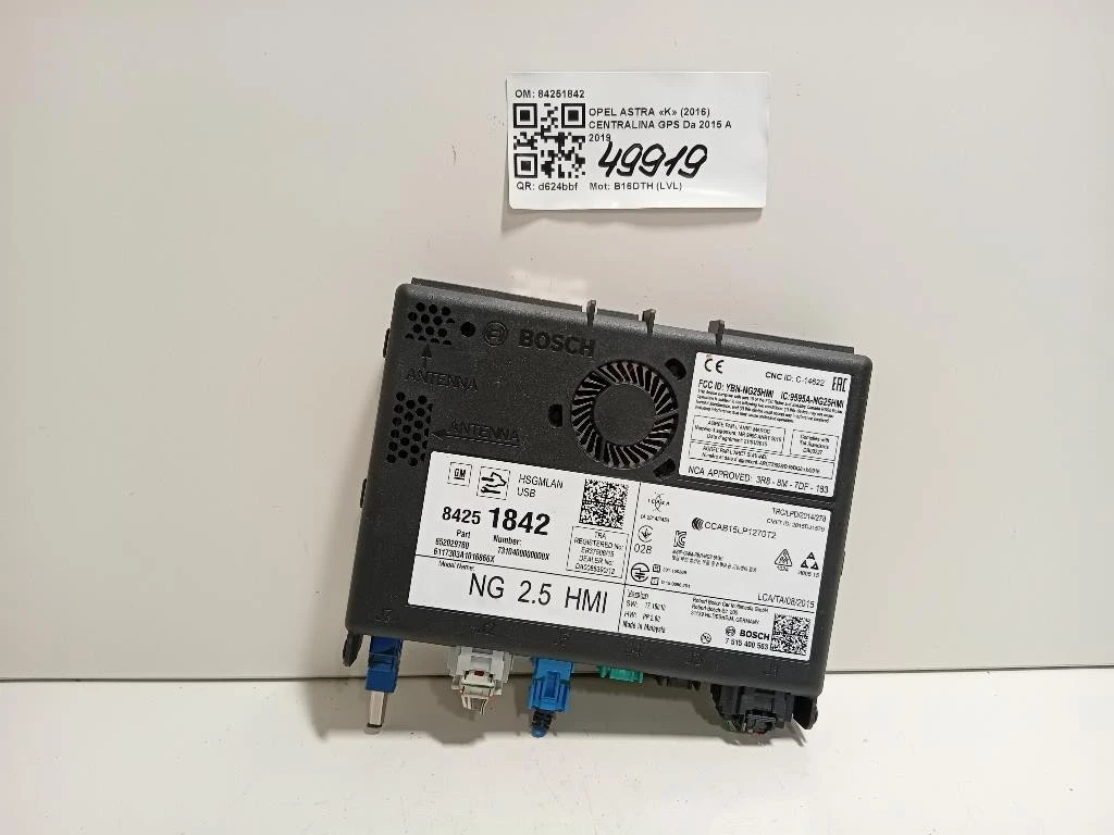 Centralina GPS 84251842 Opel Astra K 2016
