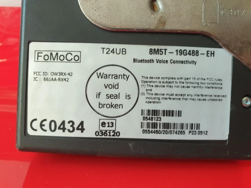 Centralina HEAD UP Display 8M5T19G488EH Ford Focus III SW 2008