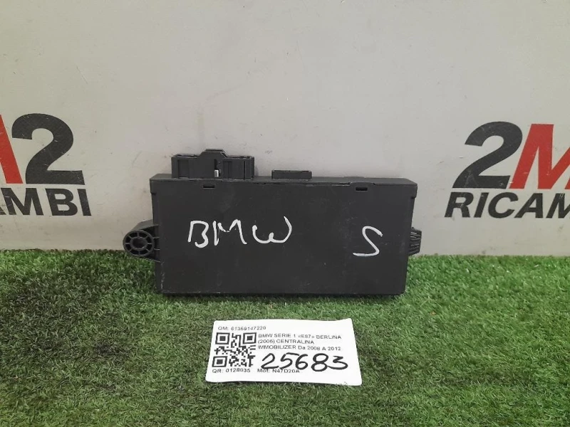 Centralina Immobilizer 61359147220 Bmw Serie 1 E87 Berlina 2005
