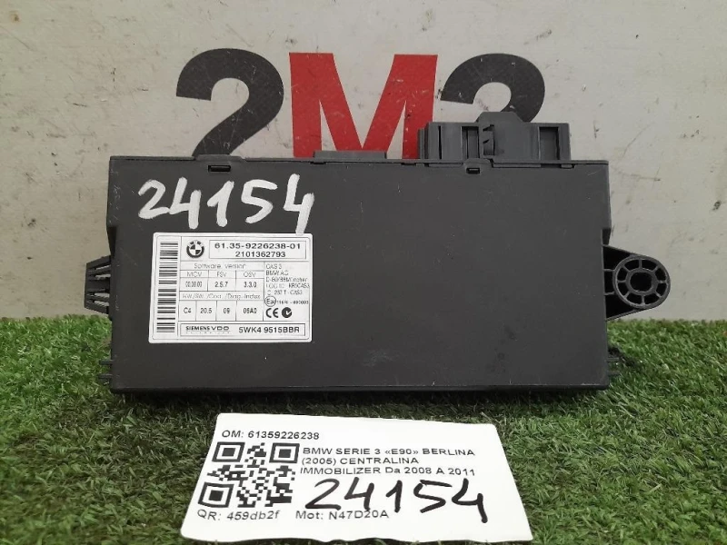 Centralina Immobilizer 61359226238 Bmw Serie 3 E90 Berlina 2005