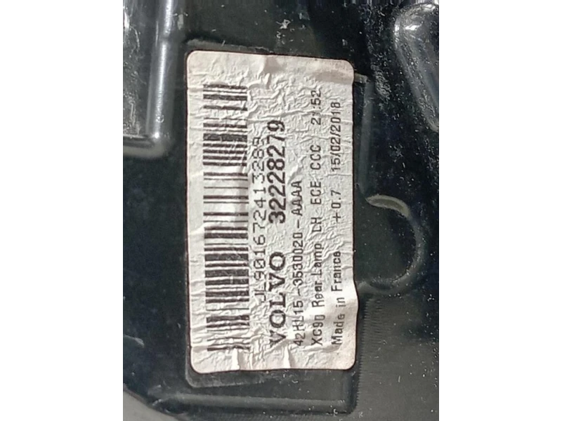 Fanale POST SX 32228279 GUARDARE FOTO CREPA Volvo XC90 II 2015