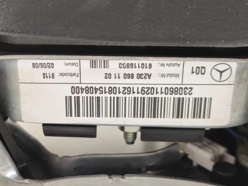 Air-bag Guidatore A2308601102 Mercedes Classe SLK R171 2004