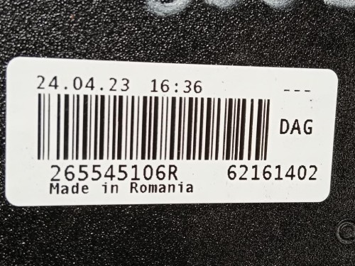 Fanale Retromarcia POST DX 265545106R Dacia Duster II 2018