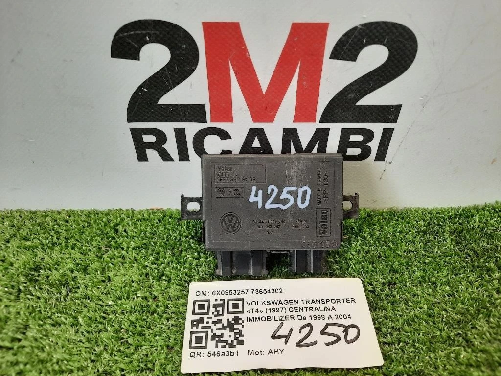 Centralina Immobilizer 6X0953257 73654302 Volkswagen Transporter T4 1997