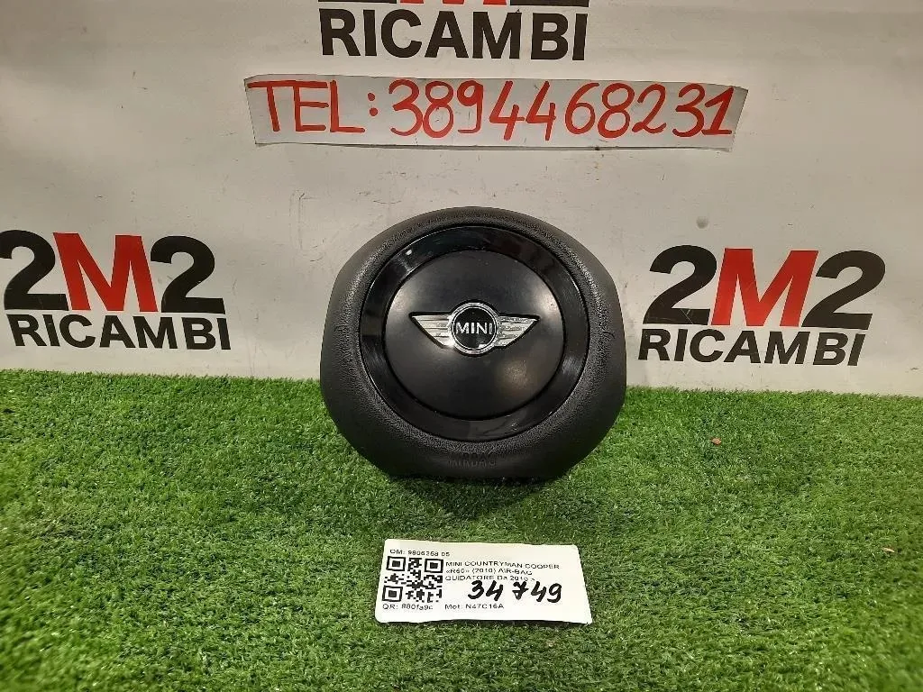 Air-bag Guidatore 9806258 05 Mini Countryman Cooper R60 2010