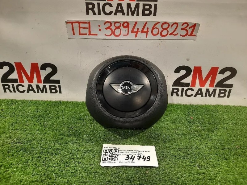 Air-bag Guidatore 9806258 05 Mini Countryman Cooper R60 2010