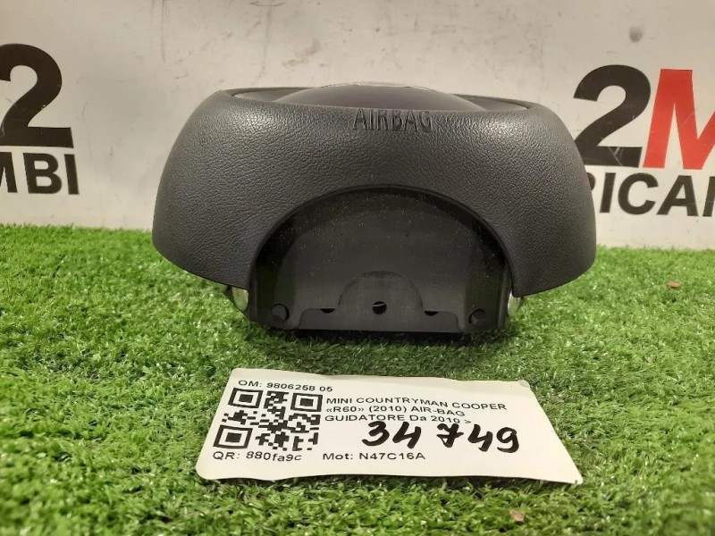 Air-bag Guidatore 9806258 05 Mini Countryman Cooper R60 2010
