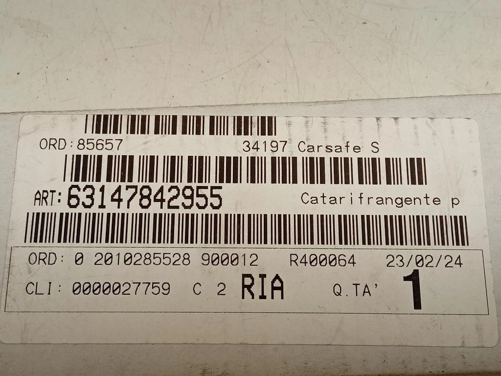 Fanale Retromarcia POST SX 63147842955 Bmw Serie 5 F10 Berlina 2010