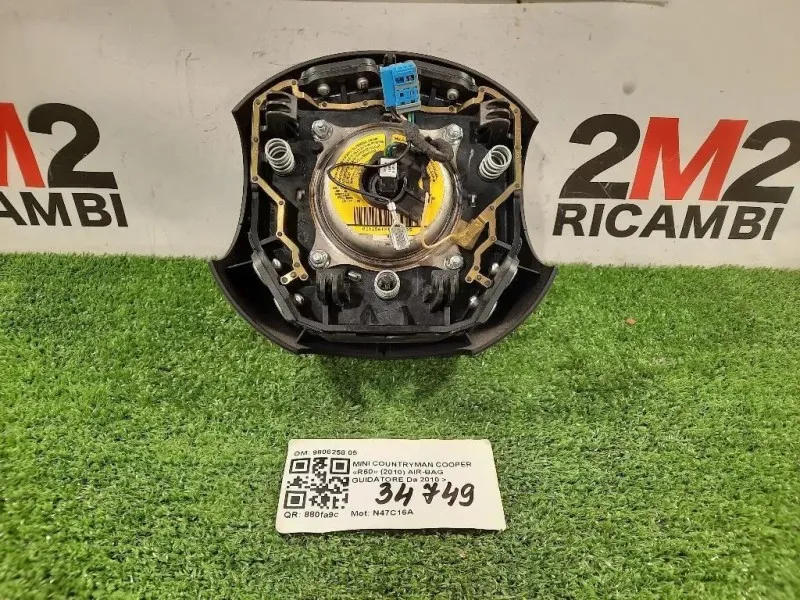 Air-bag Guidatore 9806258 05 Mini Countryman Cooper R60 2010