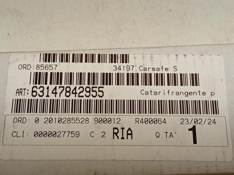 Fanale Retromarcia POST SX 63147842955 Bmw Serie 5 F10 Berlina 2010