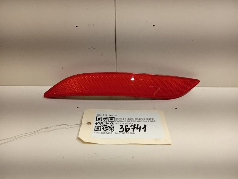Fanale Retromarcia POST SX 7191767 Bmw Z4 E89 Cabrio 2009