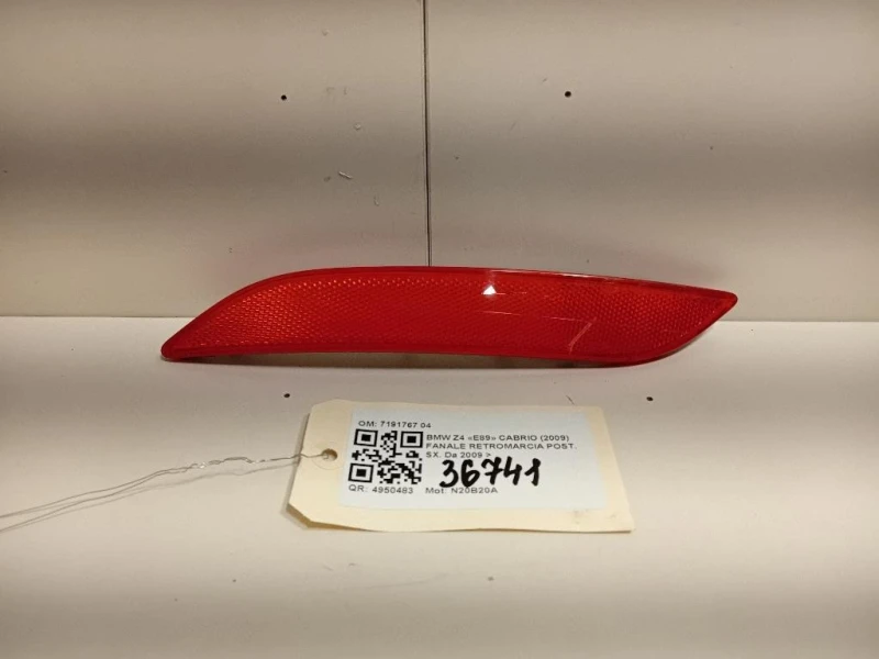 Fanale Retromarcia POST SX 7191767 Bmw Z4 E89 Cabrio 2009