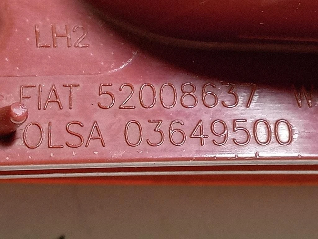 Fanale Retromarcia POST SX 52008637 Fiat 500 II 2015