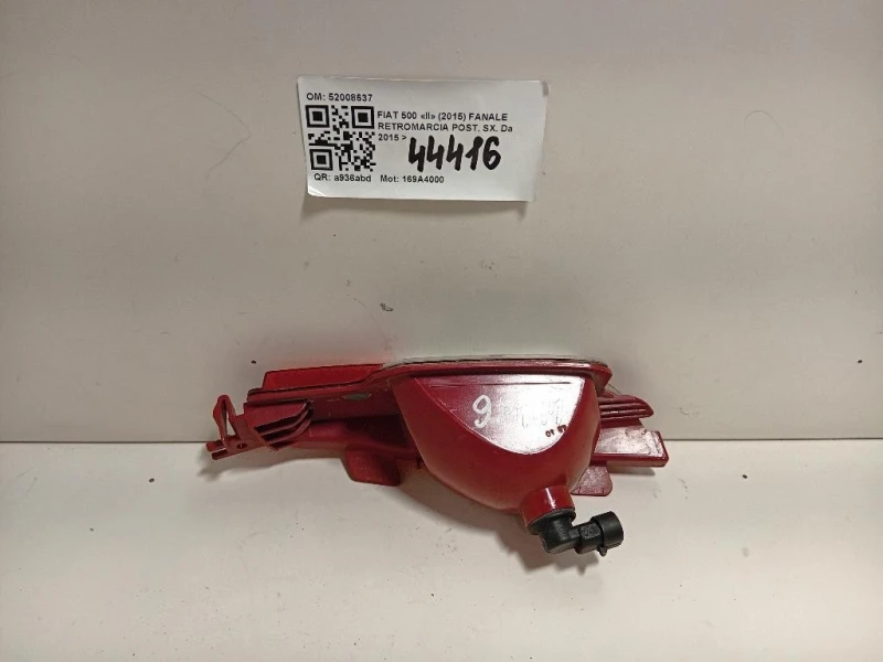 Fanale Retromarcia POST SX 52008637 Fiat 500 II 2015