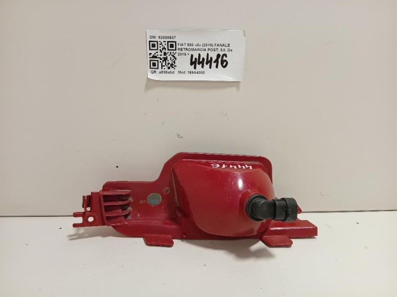 Fanale Retromarcia POST SX 52008637 Fiat 500 II 2015