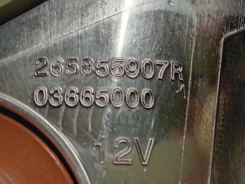 Fanale Retromarcia POST SX 265855907R Renault Mégane IV 2016