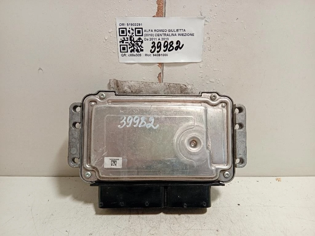 Centralina Iniezione 51903291 Alfa Romeo Giulietta 2010
