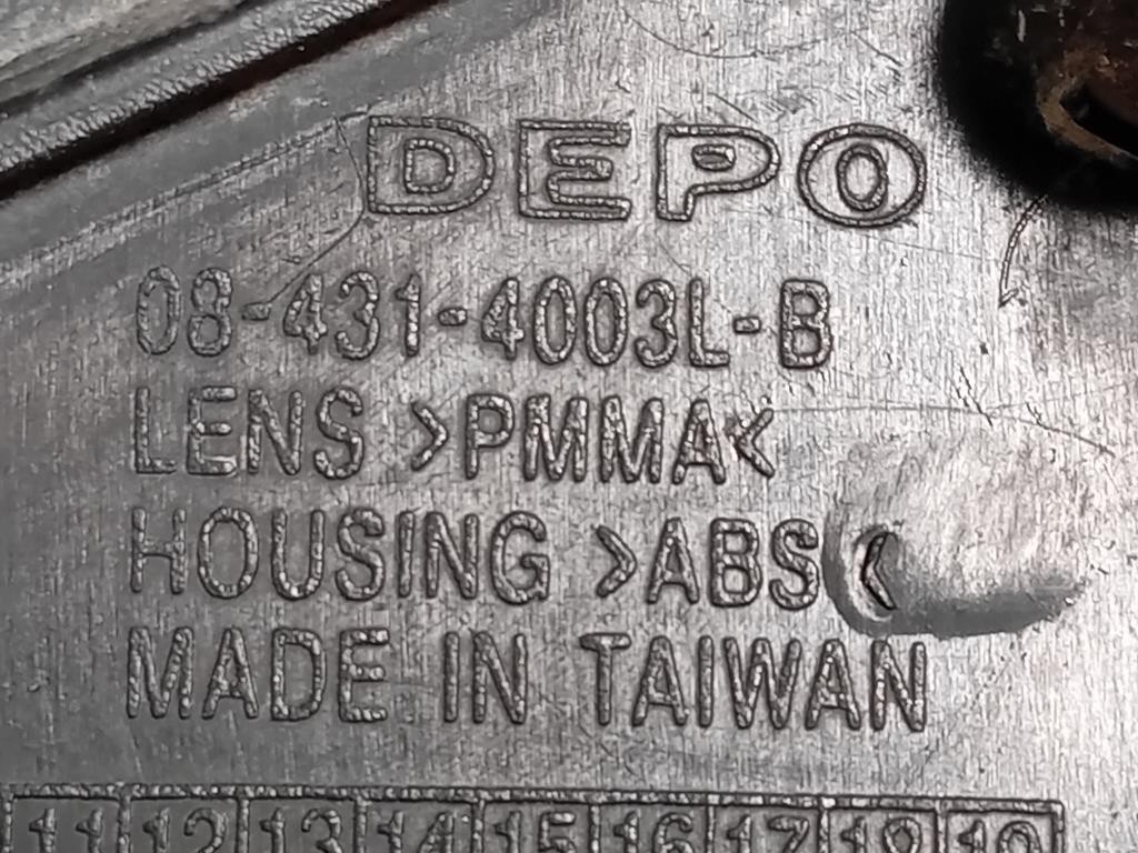 Fanale Retronebbia POST 08-431-4003L Ford Fiesta VI 2008