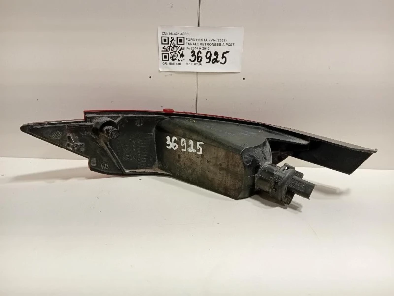 Fanale Retronebbia POST 08-431-4003L Ford Fiesta VI 2008