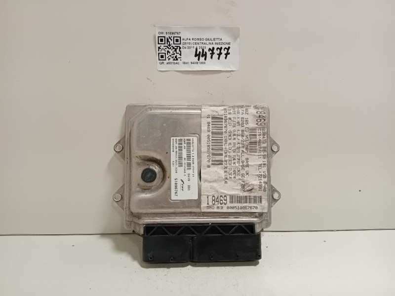 Centralina Iniezione 51896767 Alfa Romeo Giulietta 2010