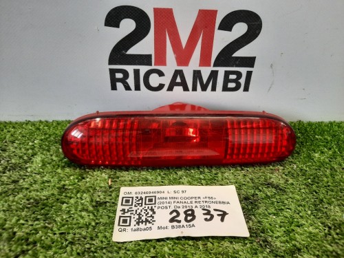 Fanale Retronebbia POST 63246946904 Mini MINI Cooper F56 2014