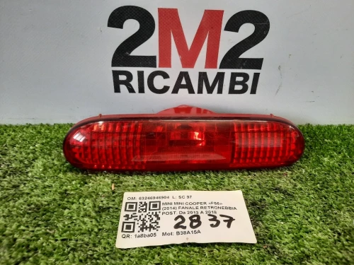 Fanale Retronebbia POST 63246946904 Mini MINI Cooper F56 2014