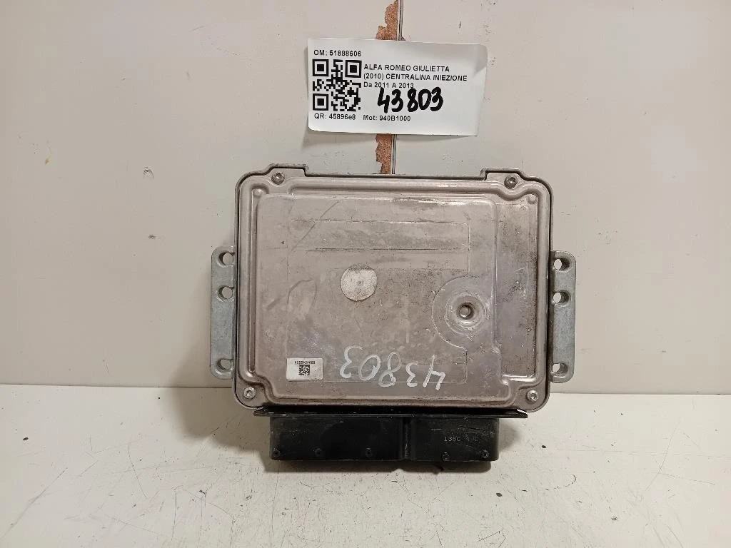 Centralina Iniezione 51888606 Alfa Romeo Giulietta 2010