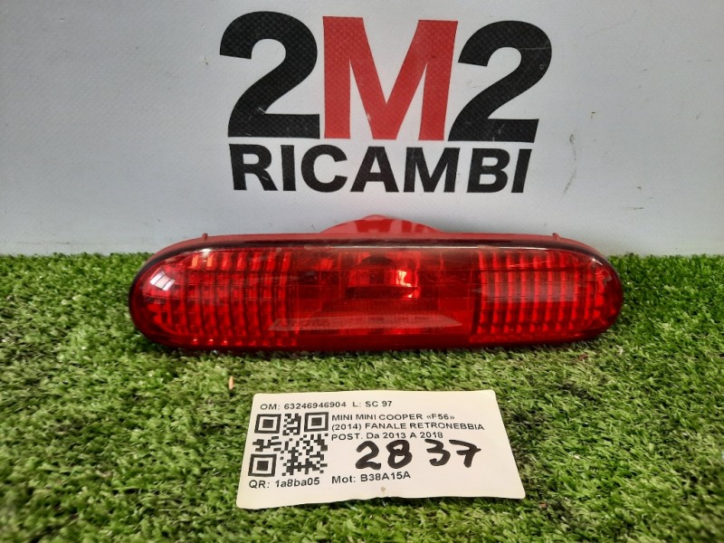 Fanale Retronebbia POST 63246946904 Mini MINI Cooper F56 2014