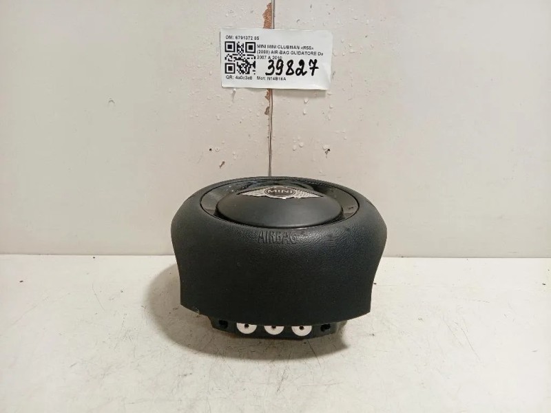 Air-bag Guidatore 6791372 05 Mini MINI Clubman R55 2008