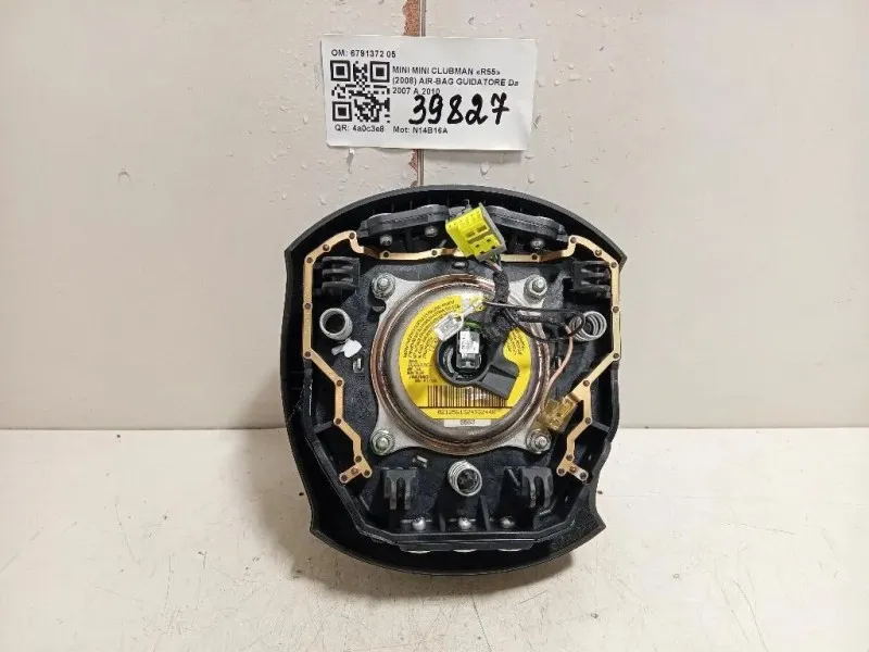 Air-bag Guidatore 6791372 05 Mini MINI Clubman R55 2008