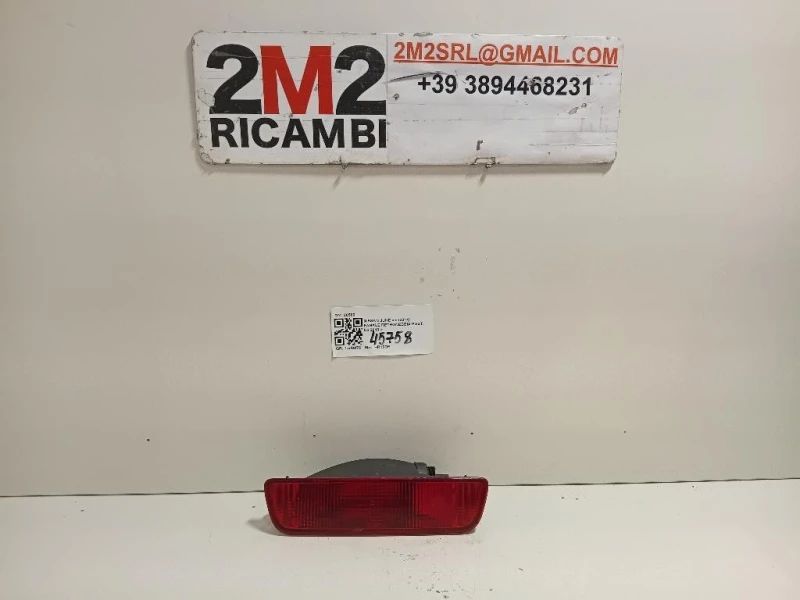 Fanale Retronebbia POST 26580 Nissan JUKE I 2014