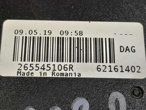 Fanale Retronebbia POST DX 265545106R Dacia Duster I 2014