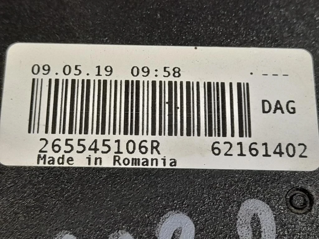 Fanale Retronebbia POST DX 265545106R Dacia Duster I 2014