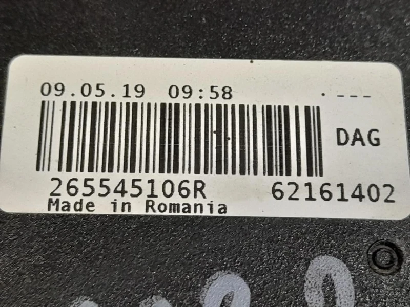 Fanale Retronebbia POST DX 265545106R Dacia Duster I 2014