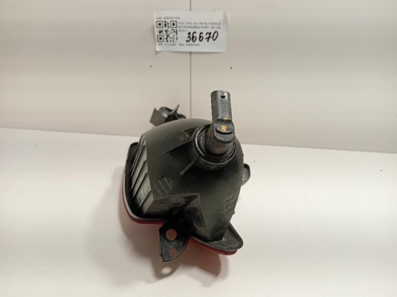 Fanale Retronebbia POST DX 3202001434 Fiat TIPO II 2016