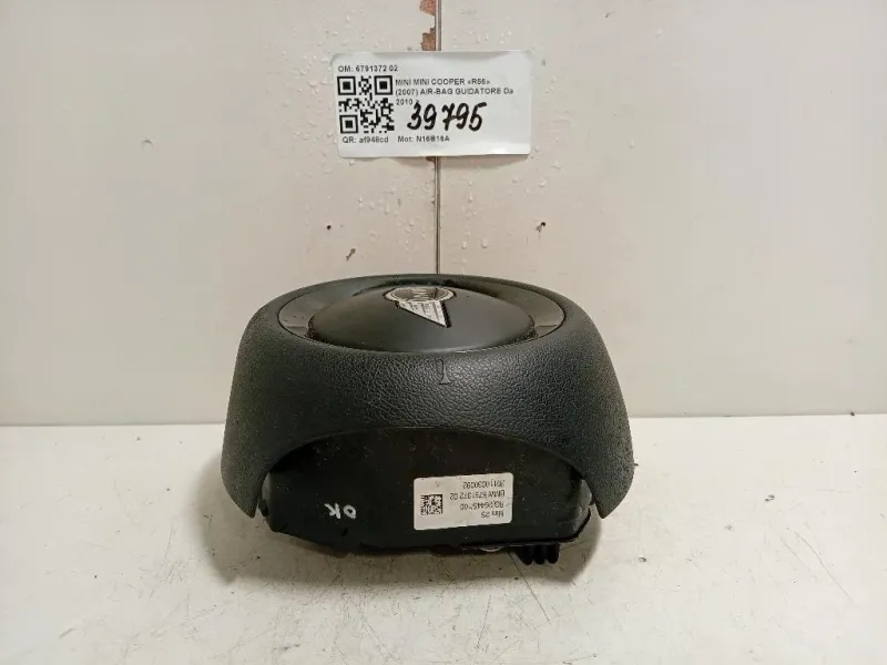 Air-bag Guidatore 6791372 02 Mini MINI Cooper R56 2007