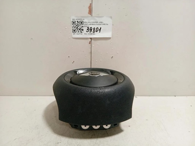 Air-bag Guidatore 6791372 02 Mini MINI Cooper R56 2007