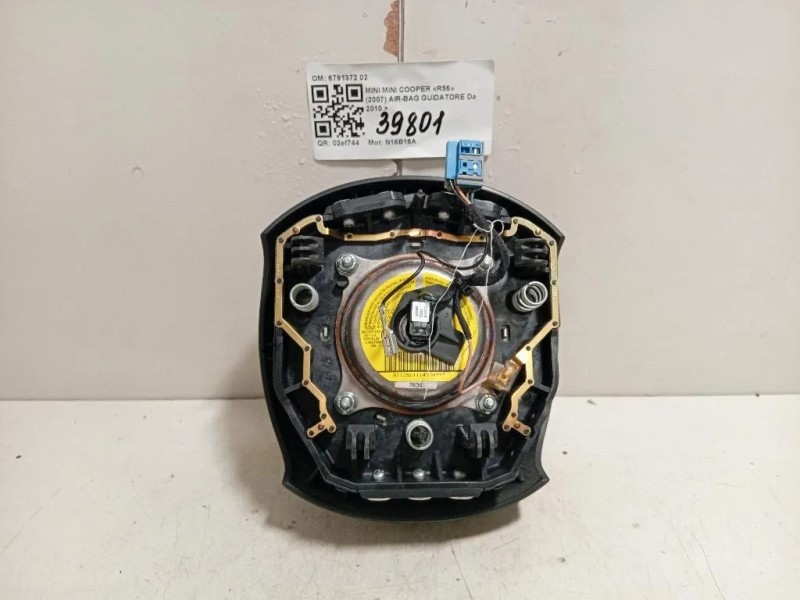 Air-bag Guidatore 6791372 02 Mini MINI Cooper R56 2007