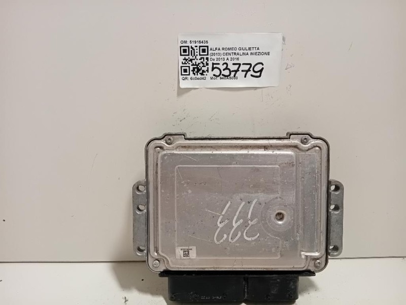Centralina Iniezione 51915435 Alfa Romeo Giulietta 2013
