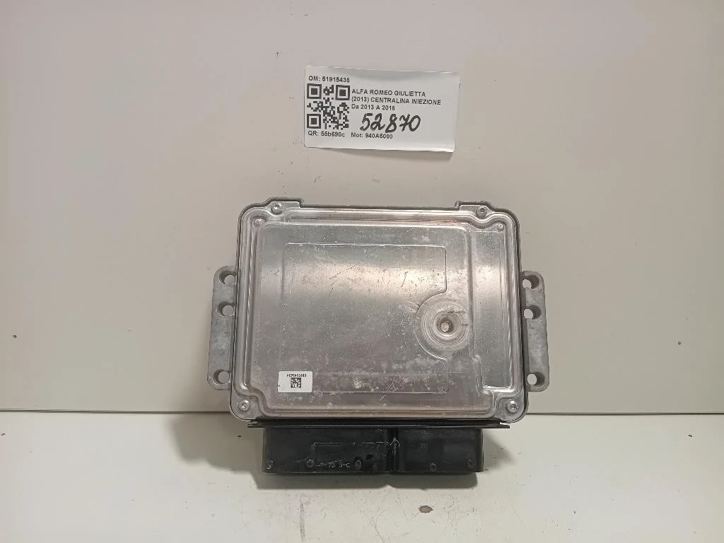 Centralina Iniezione 51915435 Alfa Romeo Giulietta 2013
