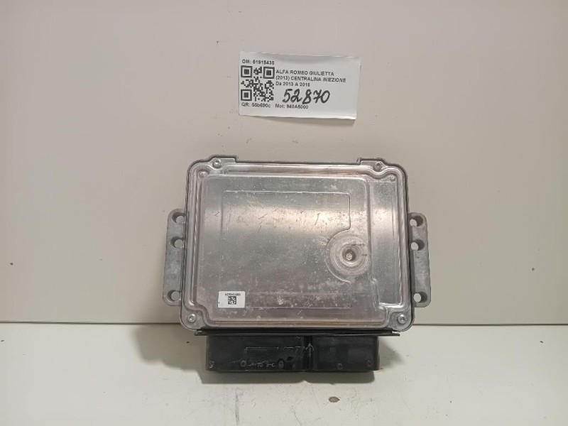 Centralina Iniezione 51915435 Alfa Romeo Giulietta 2013