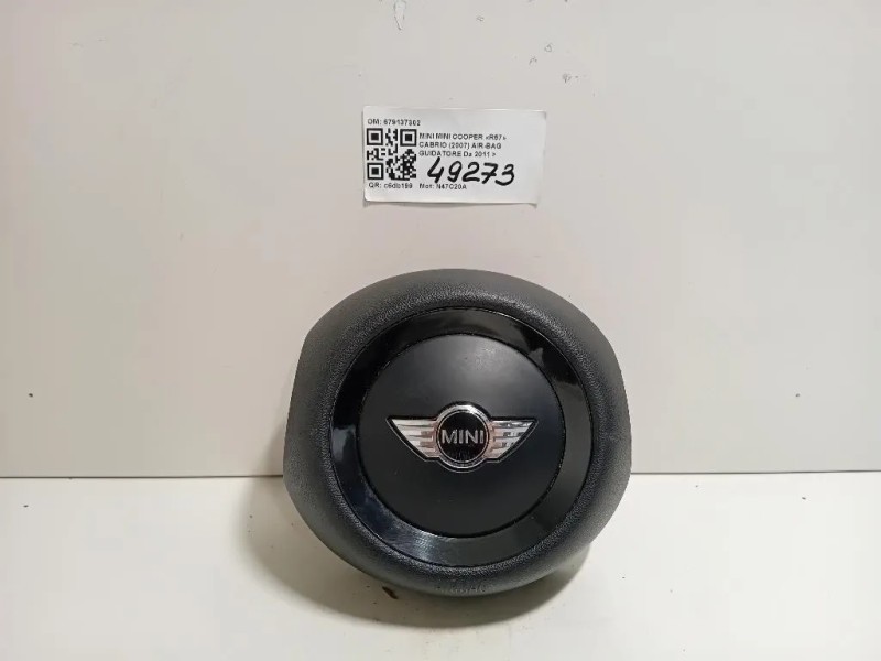Air-bag Guidatore 679137302 Mini MINI Cooper R57 Cabrio 2007