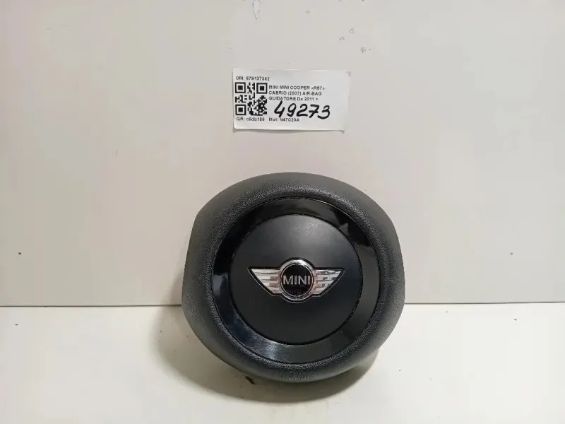 Air-bag Guidatore 679137302 Mini MINI Cooper R57 Cabrio 2007