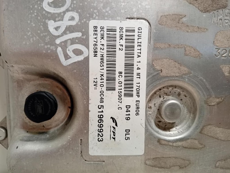 Centralina Iniezione 51969923 Alfa Romeo Giulietta 2013