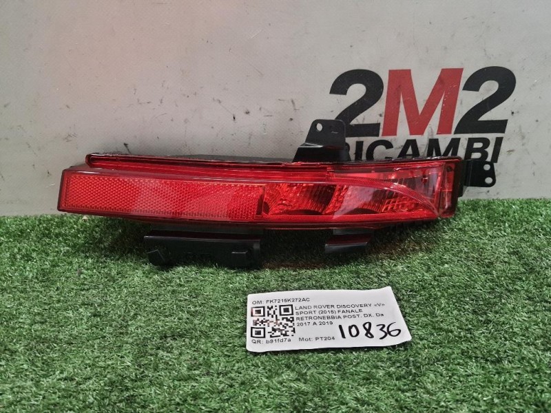 Fanale Retronebbia POST DX FK7215K272AC Land Rover Discovery V Sport 2015
