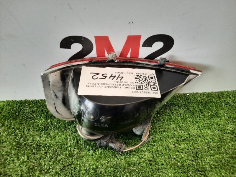 Fanale Retronebbia POST DX 265804720R Renault Mégane IV 2016