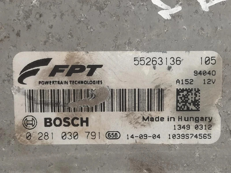 Centralina Iniezione 55263136 Alfa Romeo Giulietta 2013