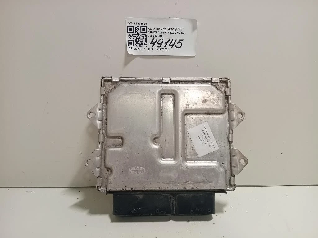 Centralina Iniezione 51875963 Alfa Romeo MITO 2008